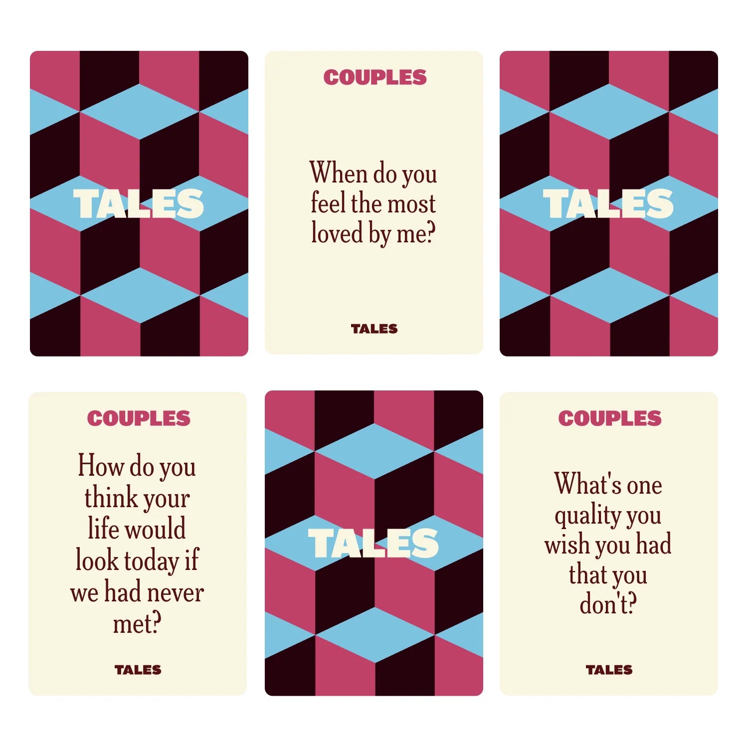 TALES Couples Edition Card Game - Connect On a Deeper Level