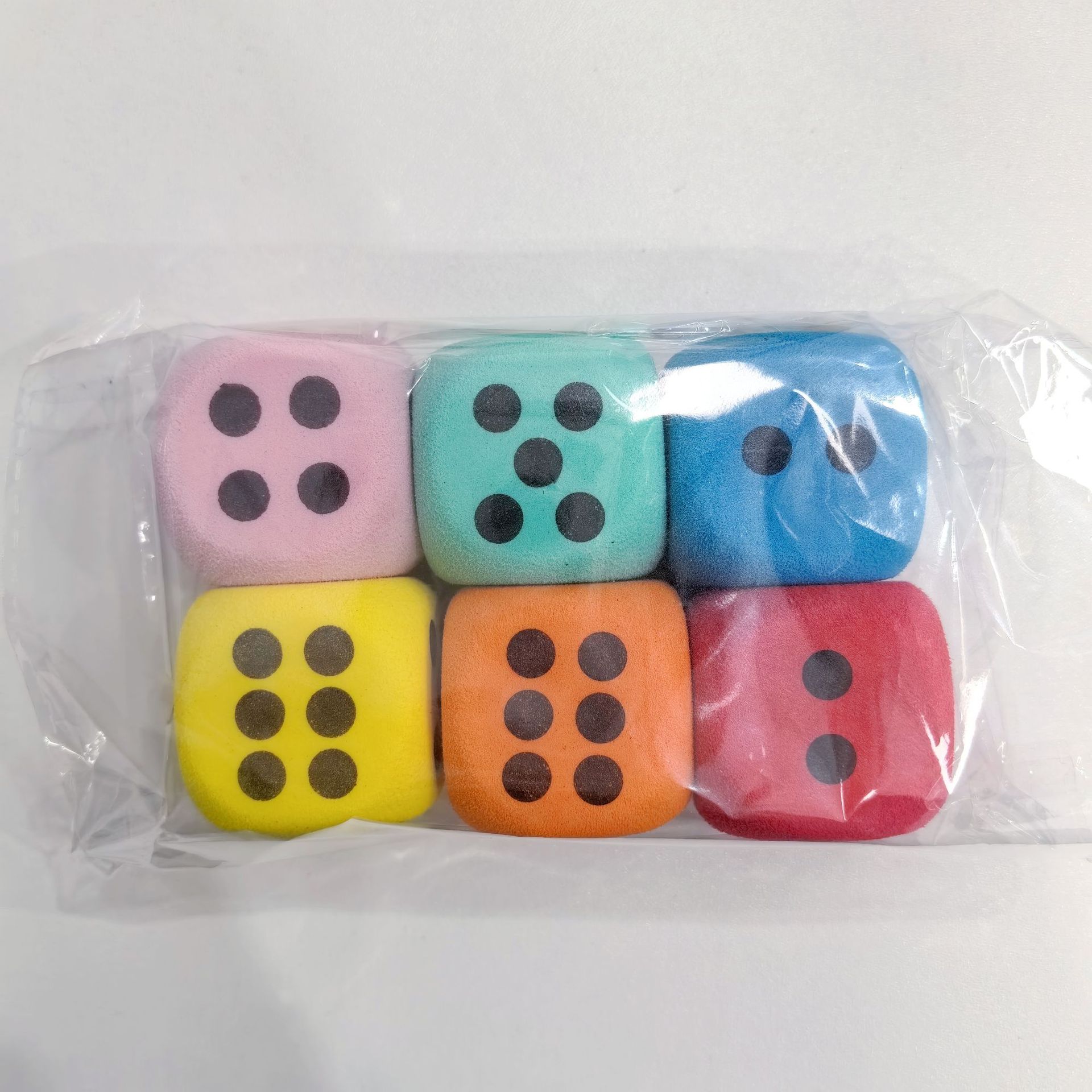 6PCS Soft Foam Dice for Games