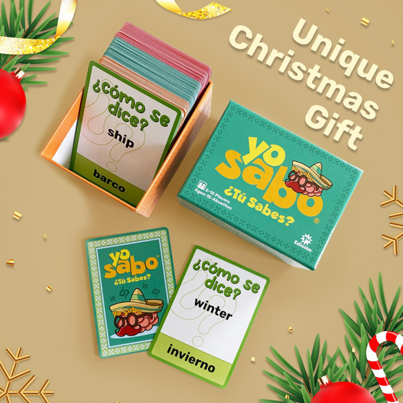Edition 2 - Family Friendly Bilingual Card Game