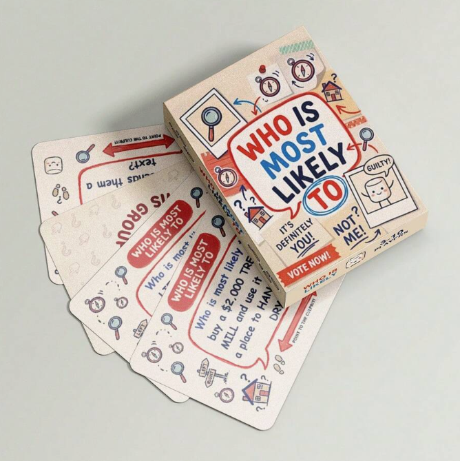 Most Likely To Party Game – Hilarious Question Cards for Game Night
