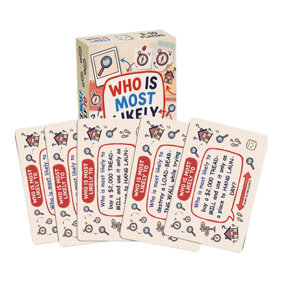Most Likely To Party Game – Hilarious Question Cards for Game Night