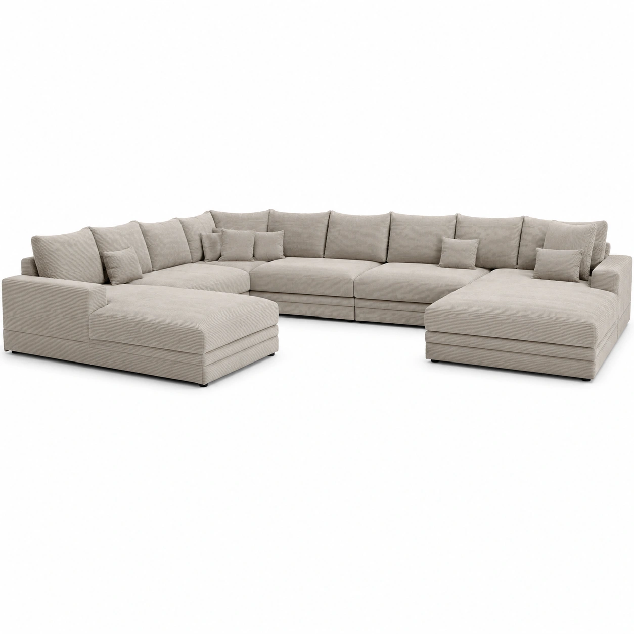 Garten Ecksofa Beige