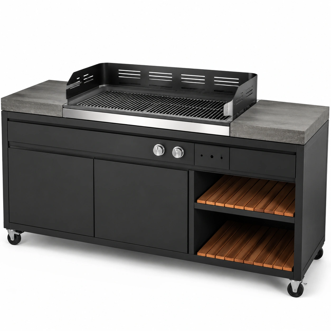 Garten-Grillstation Schwarz