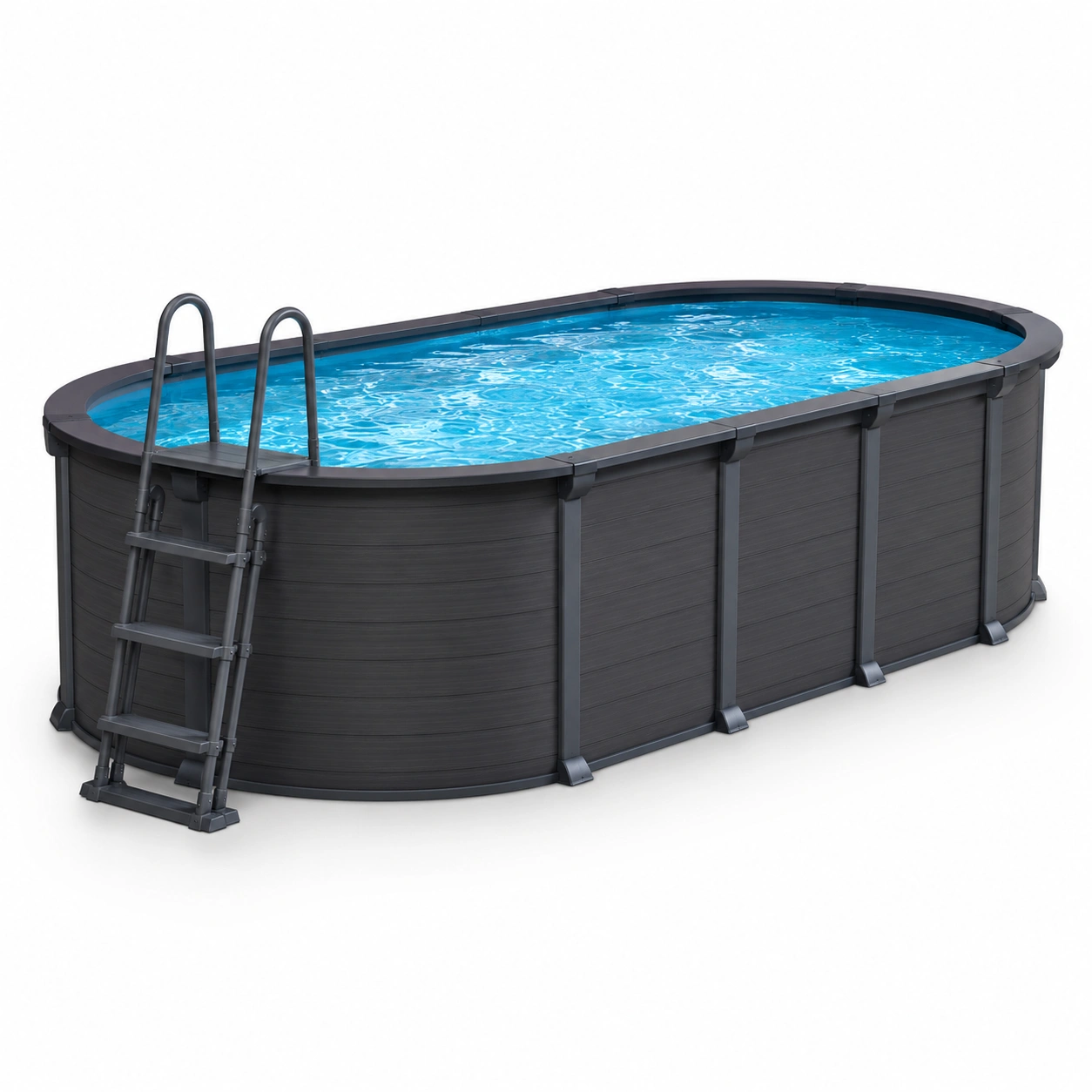 Ovaler Aufstellpool Premium 550x300x120 cm