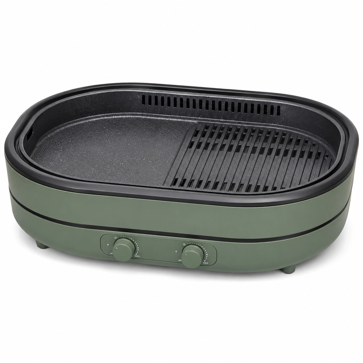 Elektrischer Tischgrill Olive Green