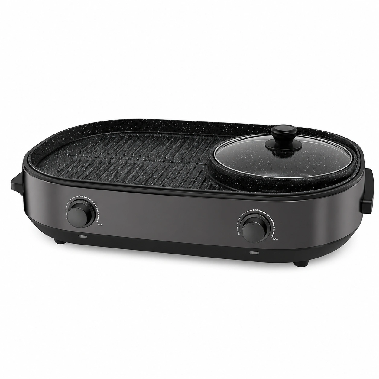Multifunktionaler Tischgrill mit Deckel