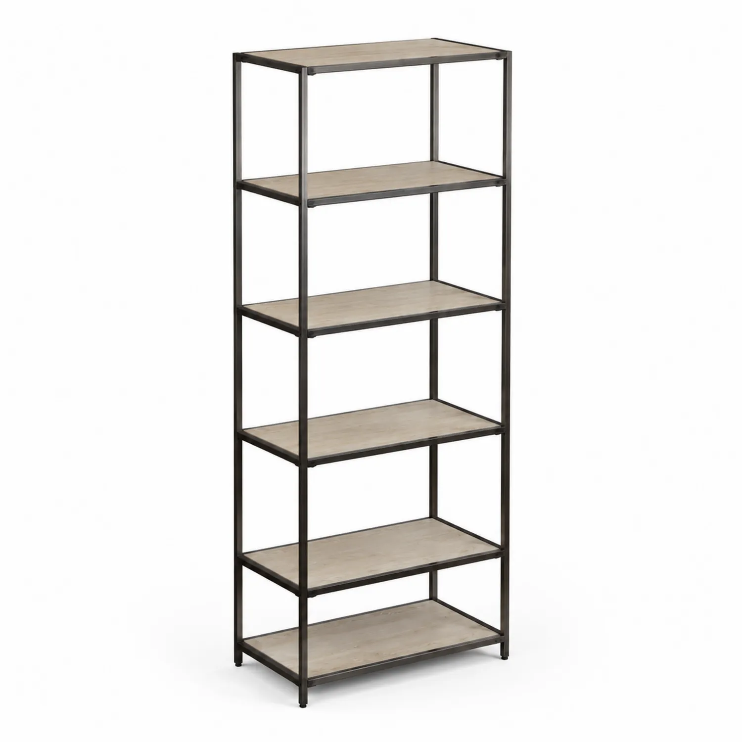 Estantería de Metal y Madera con 5 Niveles 180x75x35 cm