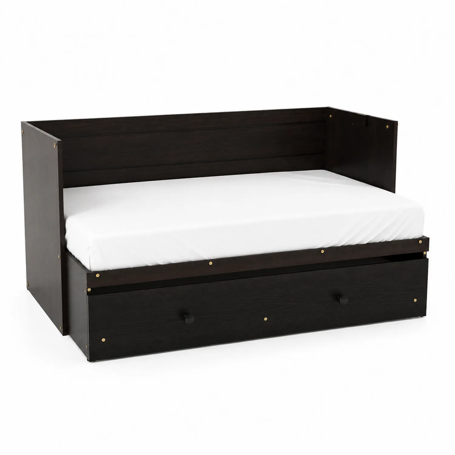 Cama de madera con almacenamiento de 200x90 cm