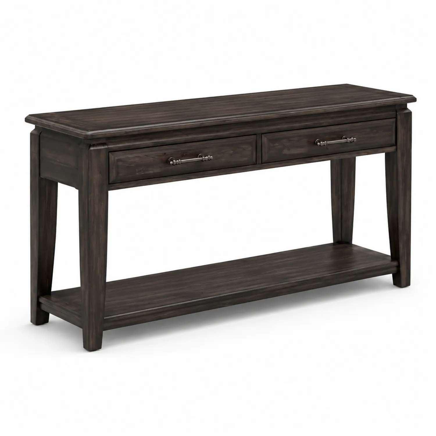 Mesa consola de madera con cajones 120x35x80cm