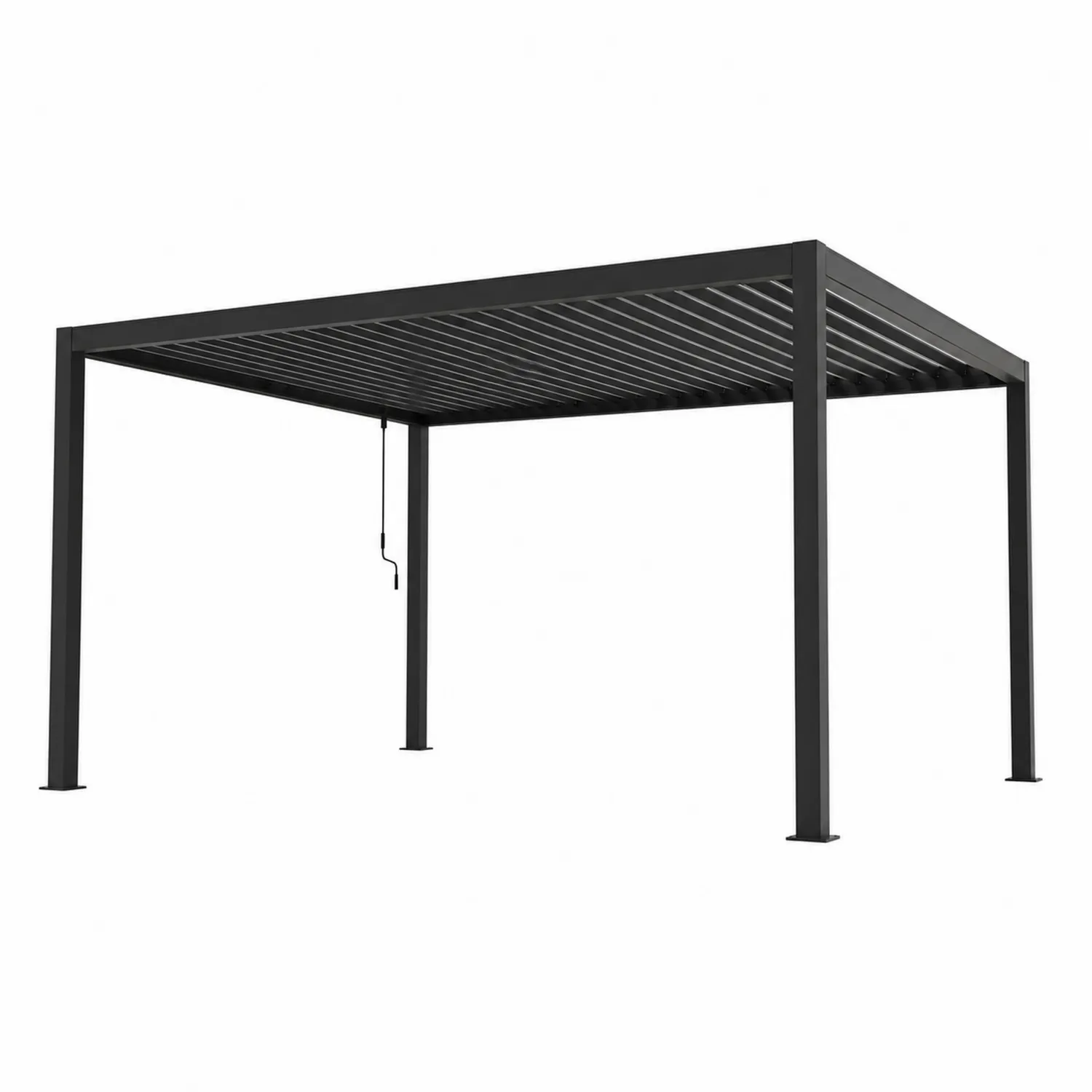 Pergola in Alluminio 300x400 cm Grigio