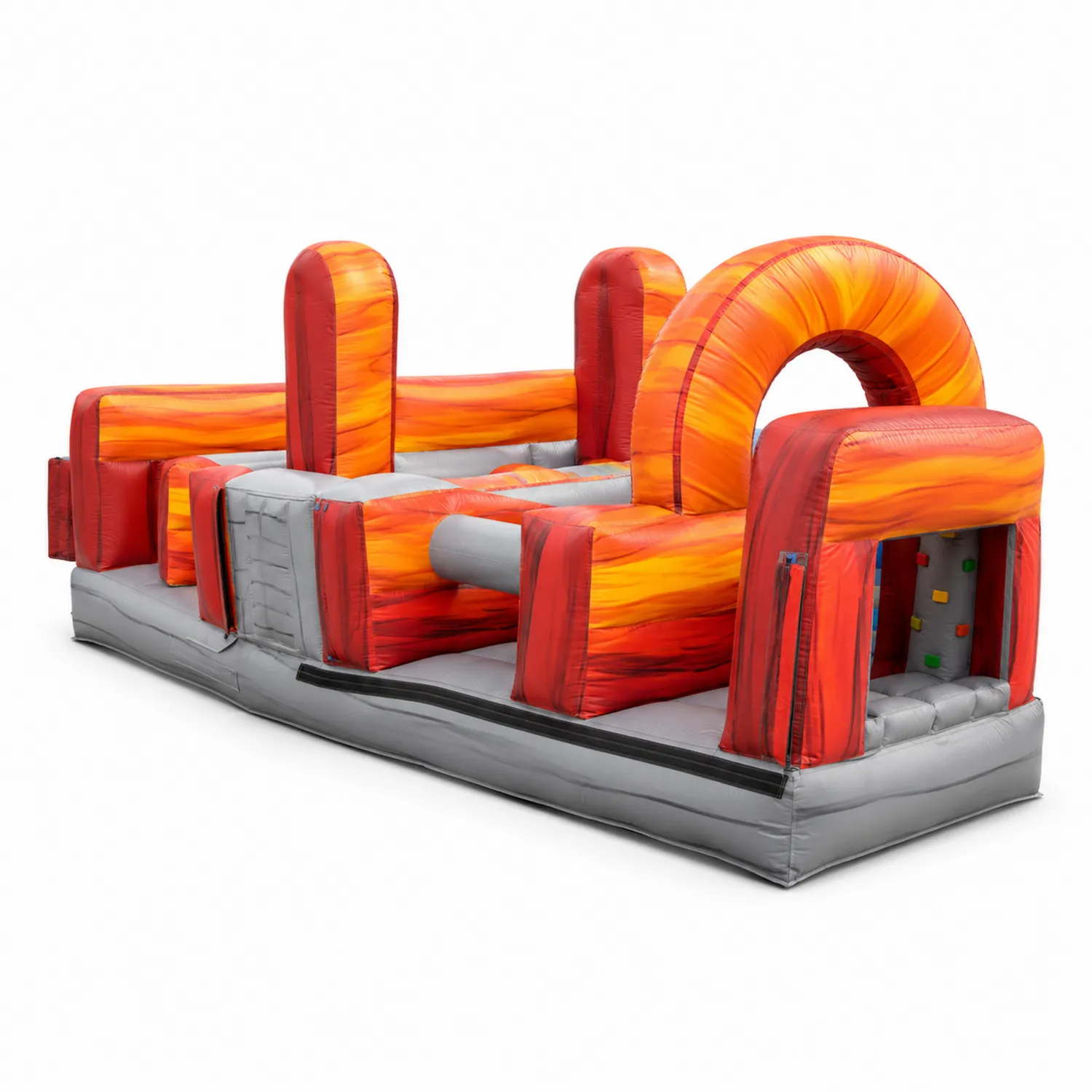 Percorso Gonfiabile per Bambini in PVC Multicolore 500x300x220 cm
