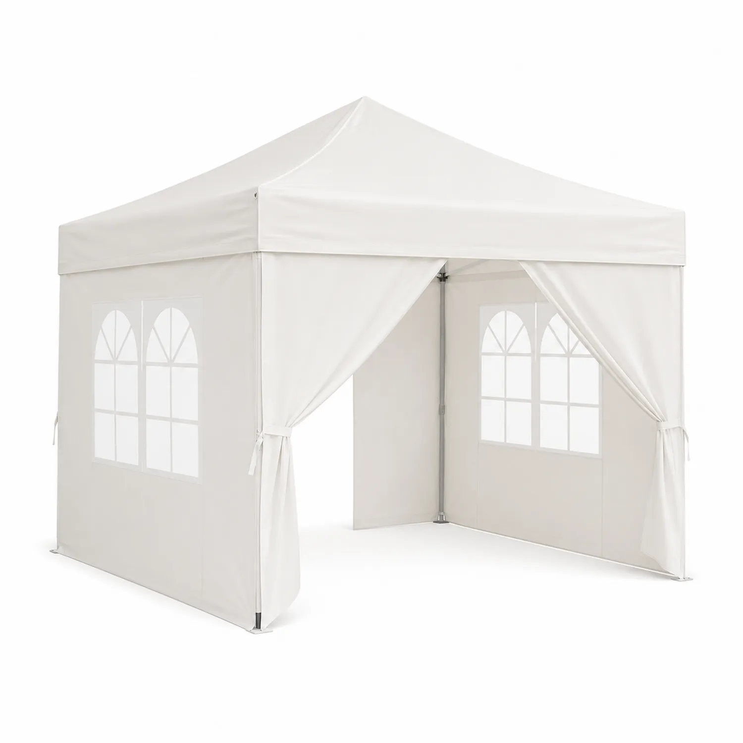 Gazebo 3x3m in Tessuto Poliestere Impermeabile e Struttura in Acciaio