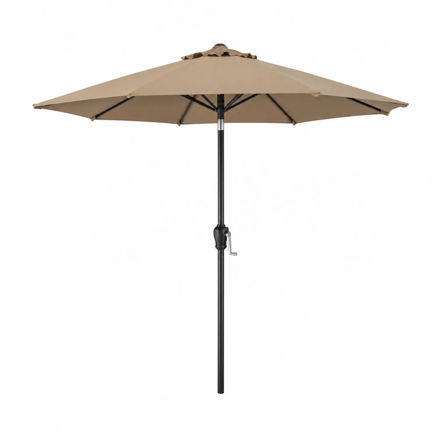 Ombrellone da giardino in alluminio e poliestere beige