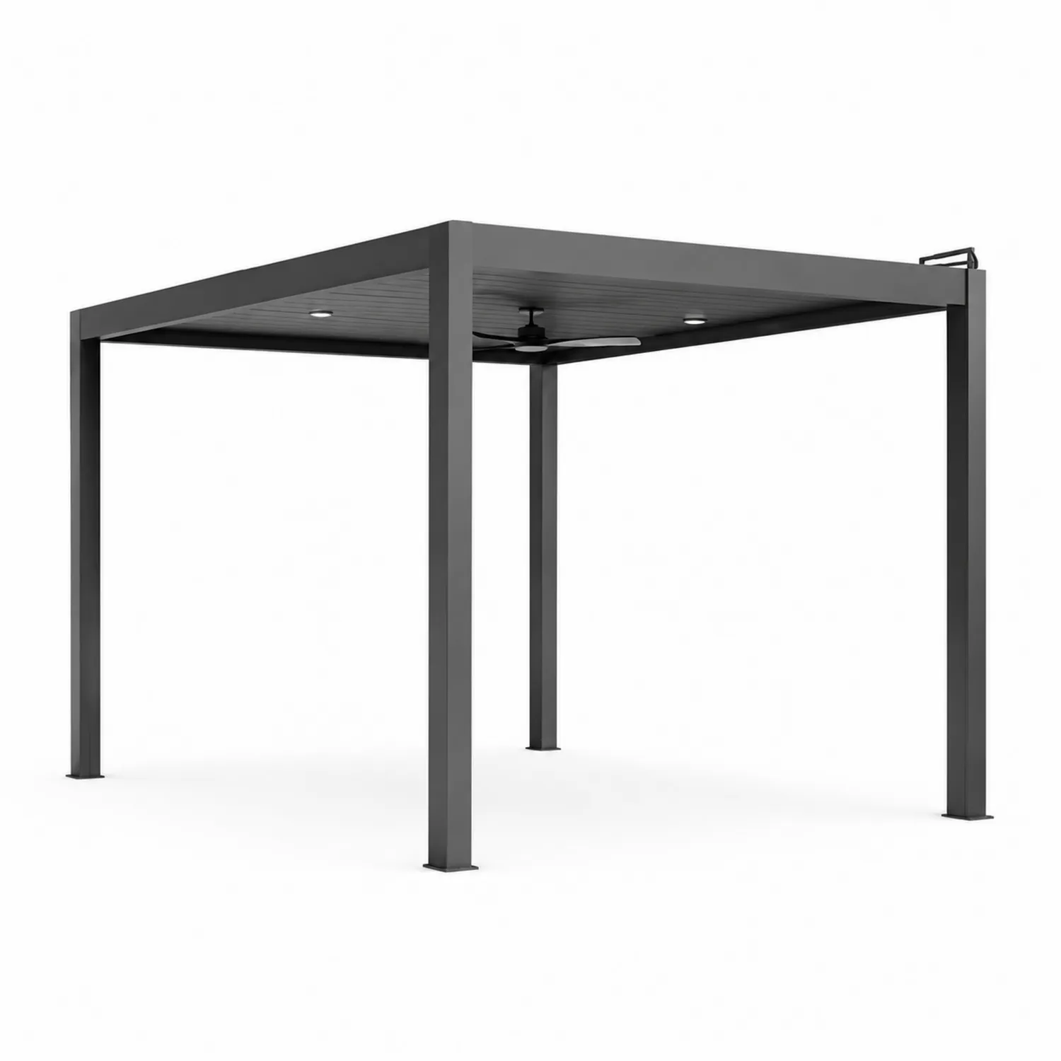 Pergola da Giardino in Alluminio con Tetto Regolabile 300x300 cm