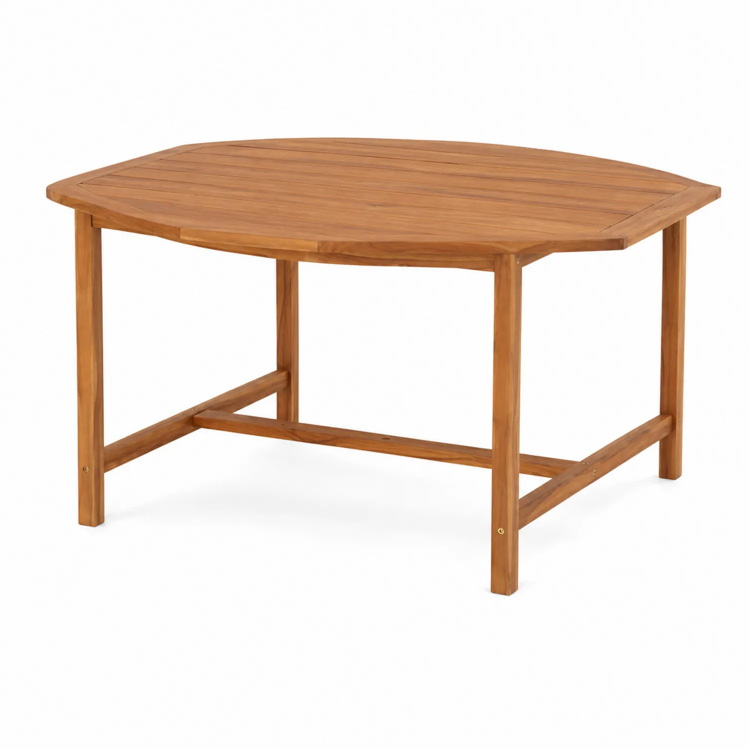 Tavolo Ottagonale in Legno di Teak per Esterni