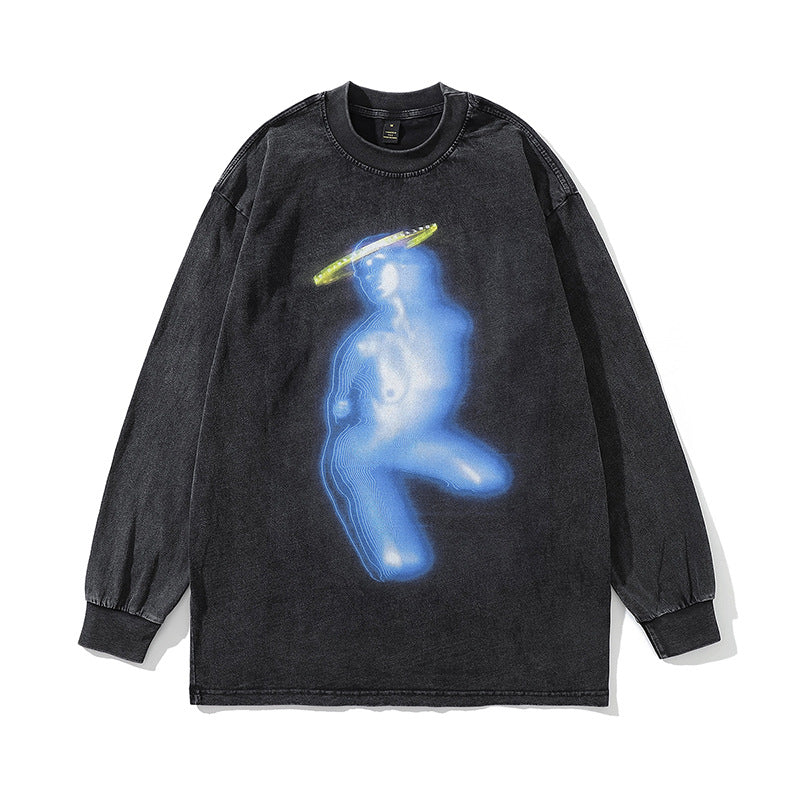 Trendy Design Crew Neck Sweater Men Loose