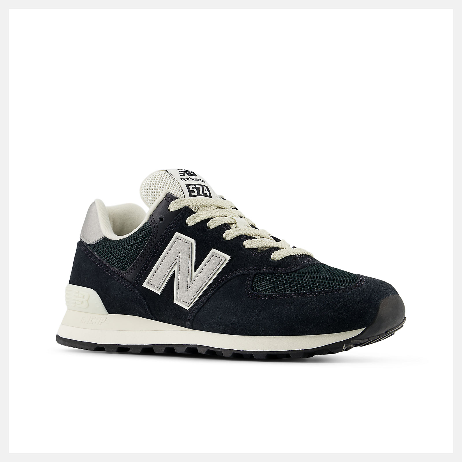 New Balance 574 U574TB2 BLACK with TURTLEDOVE and Sea Salt