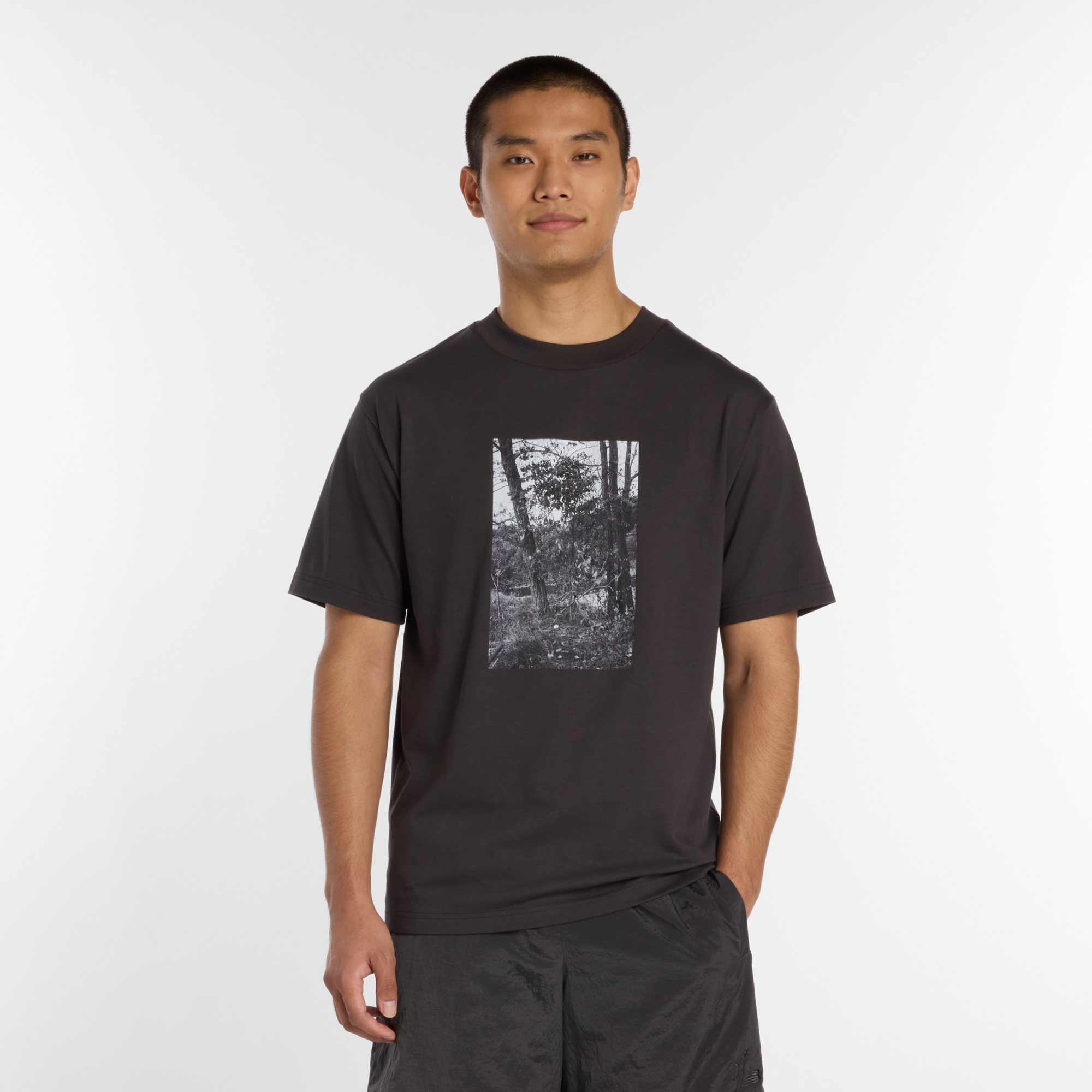 New Balance 大谷翔平シグネチャーフォト半袖Tシャツ4, MT61E6XLABR