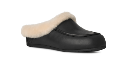 Ansley Mule LTHR - BLACK