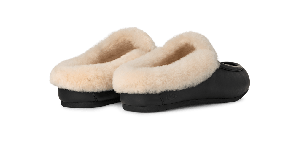 Ansley Mule LTHR - BLACK