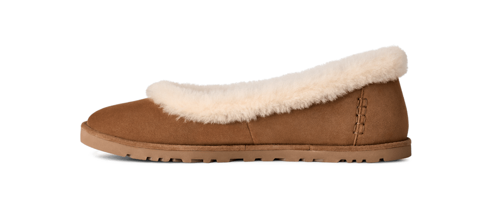 Zora Ballet Flat - CHESTNUT