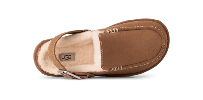 Goldenstar Evelina Clog - CHESTNUT
