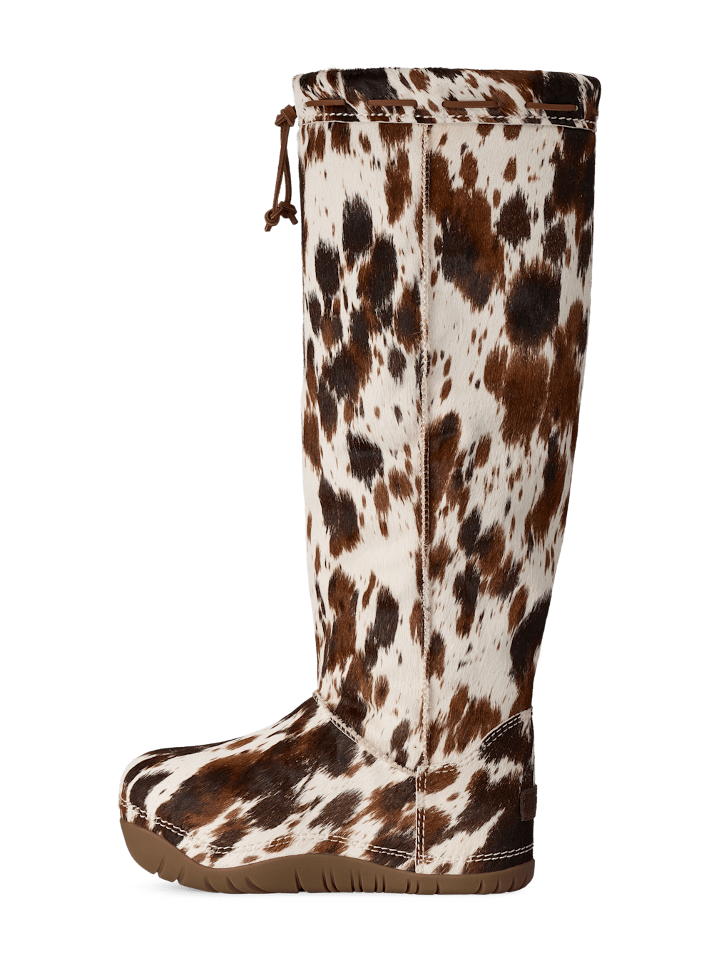 Bucked Tall Boot - BROWN MULTI