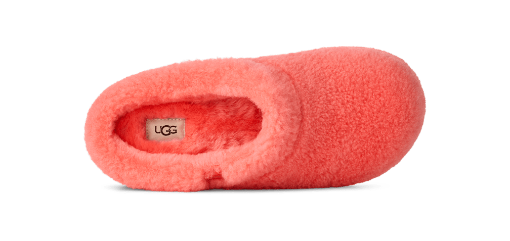 Enwrap Fluffed Clog - ORANGE GERBERA