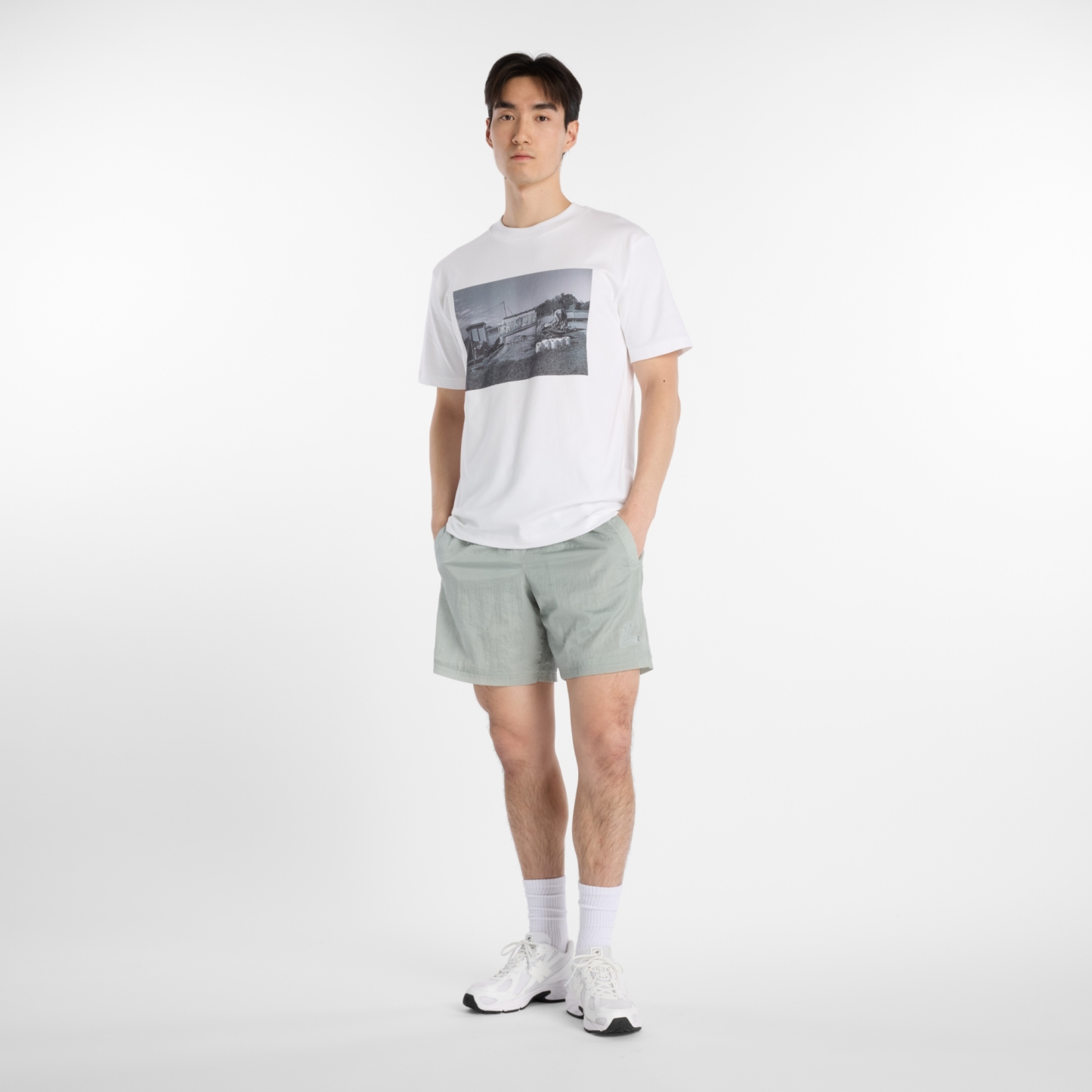 New Balance 大谷翔平シグネチャークリンクルナイロンショーツ, MB61J5F2AAQ