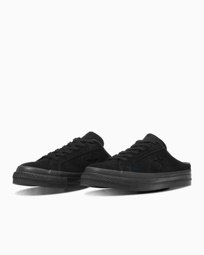 CONVERSE ONE STAR SUEDE MULE - ブラックモノクローム - 2