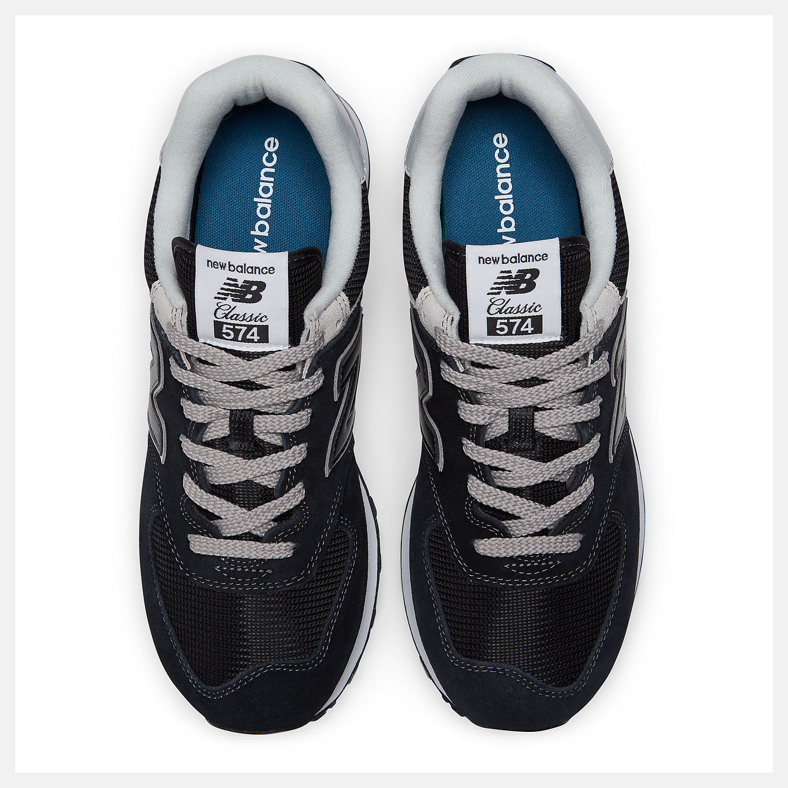 New Balance 574 Core ML574EVB BLACK with WHITE