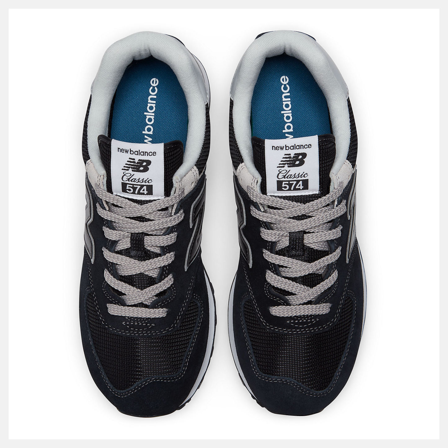 New Balance 574 Core ML574EVB BLACK with WHITE