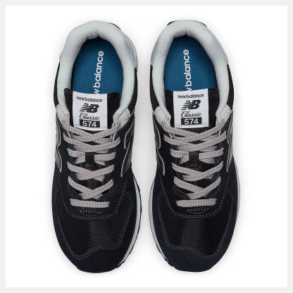 New Balance 574 Core ML574EVB BLACK with WHITE