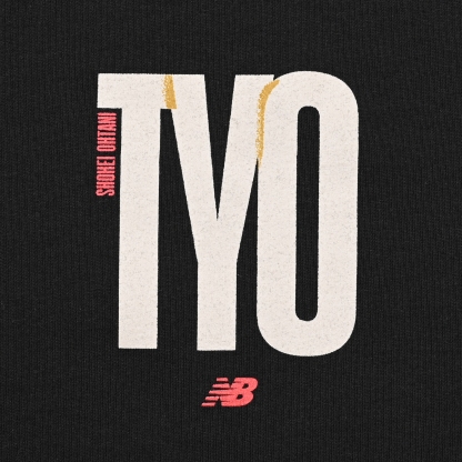 New Balance 大谷翔平シグネチャー Made in USA ショートスリーブTシャツ #1, MT61E7L4BK
