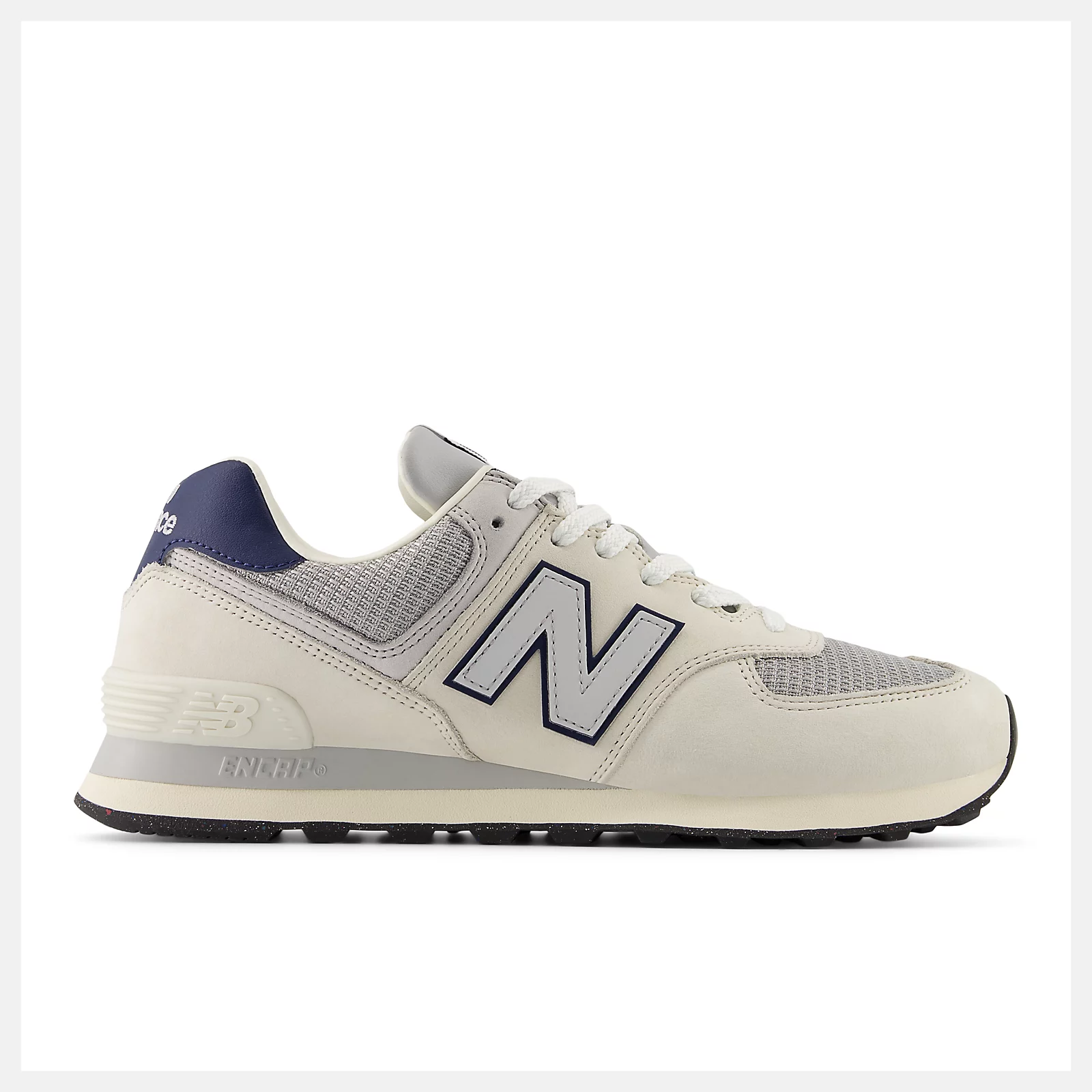 New Balance 574 U574SRR SEA SALT with NB NAVY