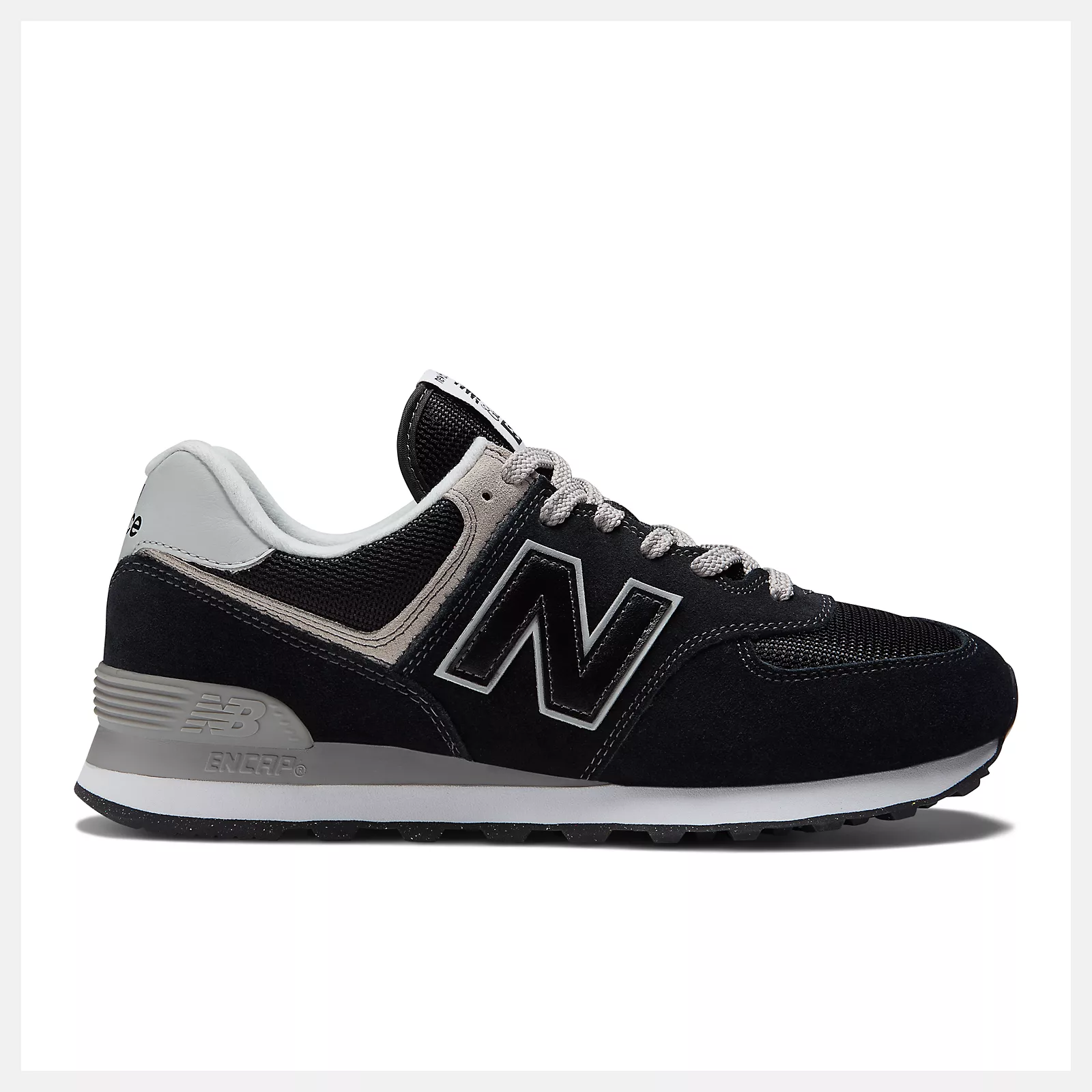 New Balance 574 Core ML574EVB BLACK with WHITE