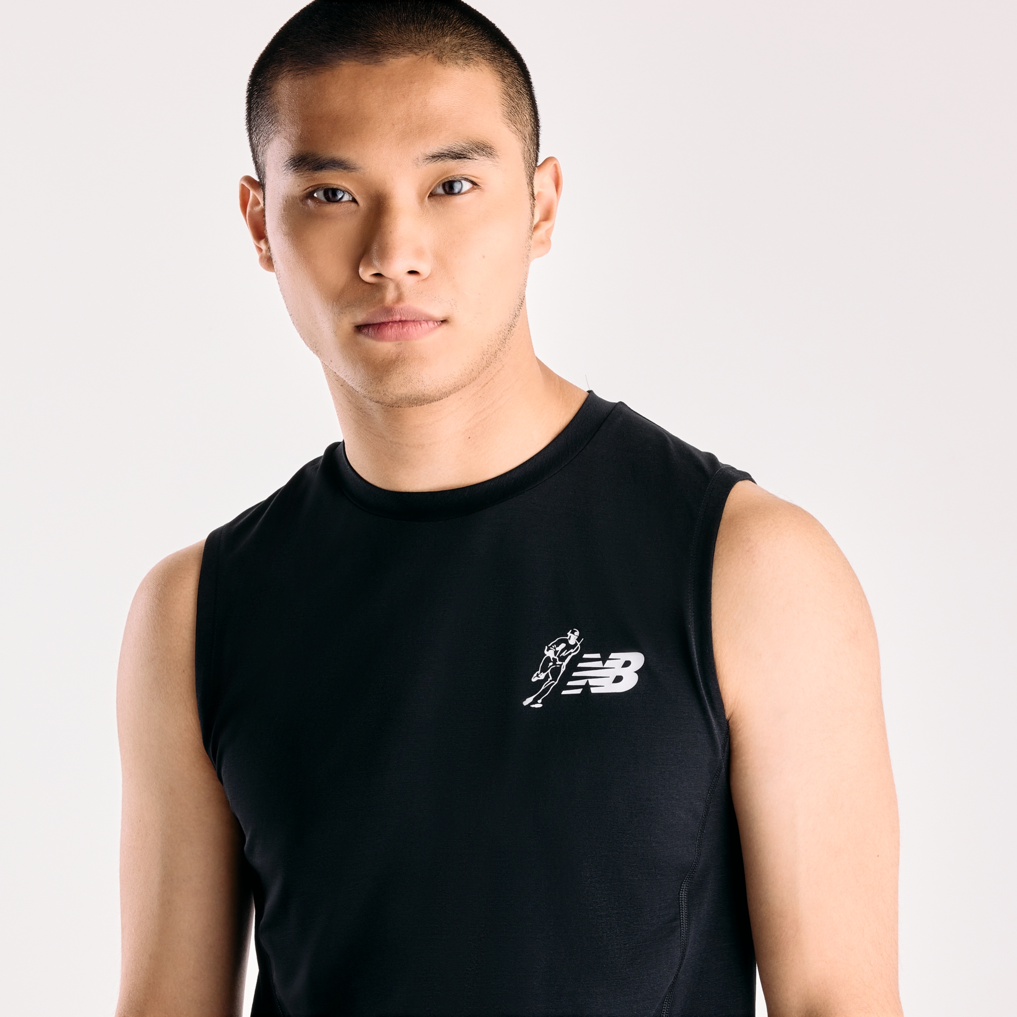 New Balance 大谷翔平シグネチャーパフォーマンススリーブレストップ, MT61Z3XDBK