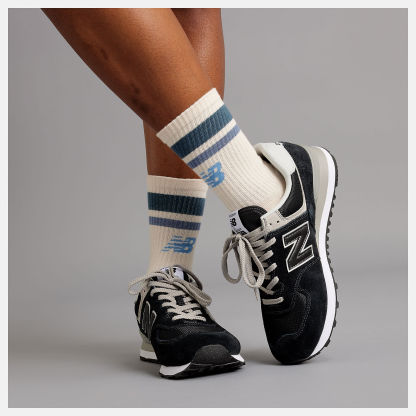 New Balance 574 Core ML574EVB BLACK with WHITE