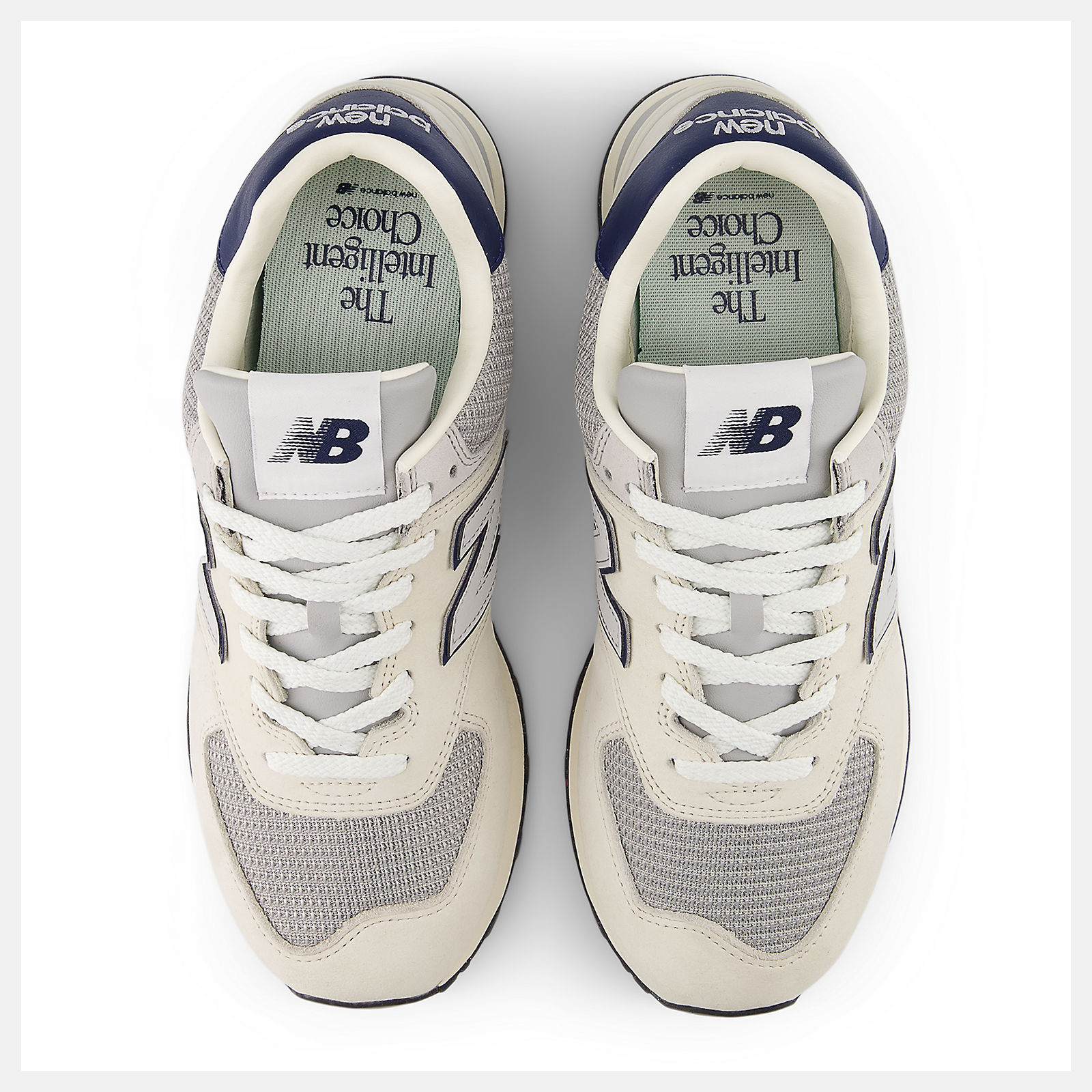 New Balance 574 U574SRR SEA SALT with NB NAVY