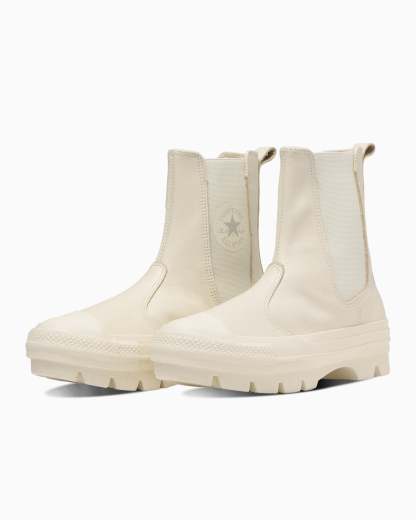 CONVERSE LEATHER ALL STAR Ⓡ SG CHUNK SHIN-HI - アイボリー - 2