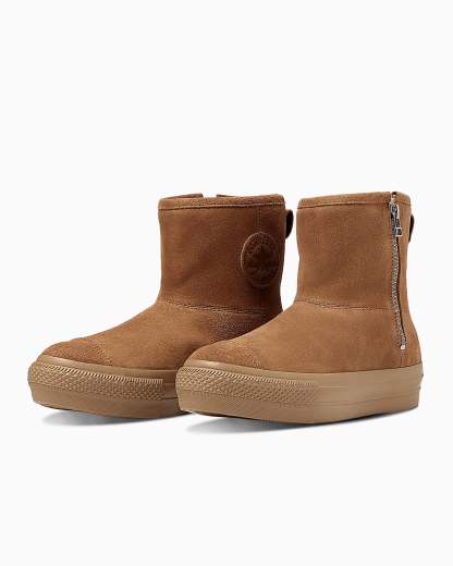 CONVERSE SUEDE ALL STAR PLTS BT Z HI - タバコブラウン - 2