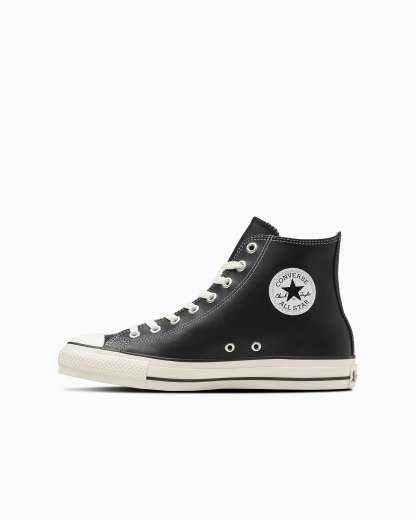 CONVERSE LEATHER ALL STAR Ⓡ HI - ブラック - 1