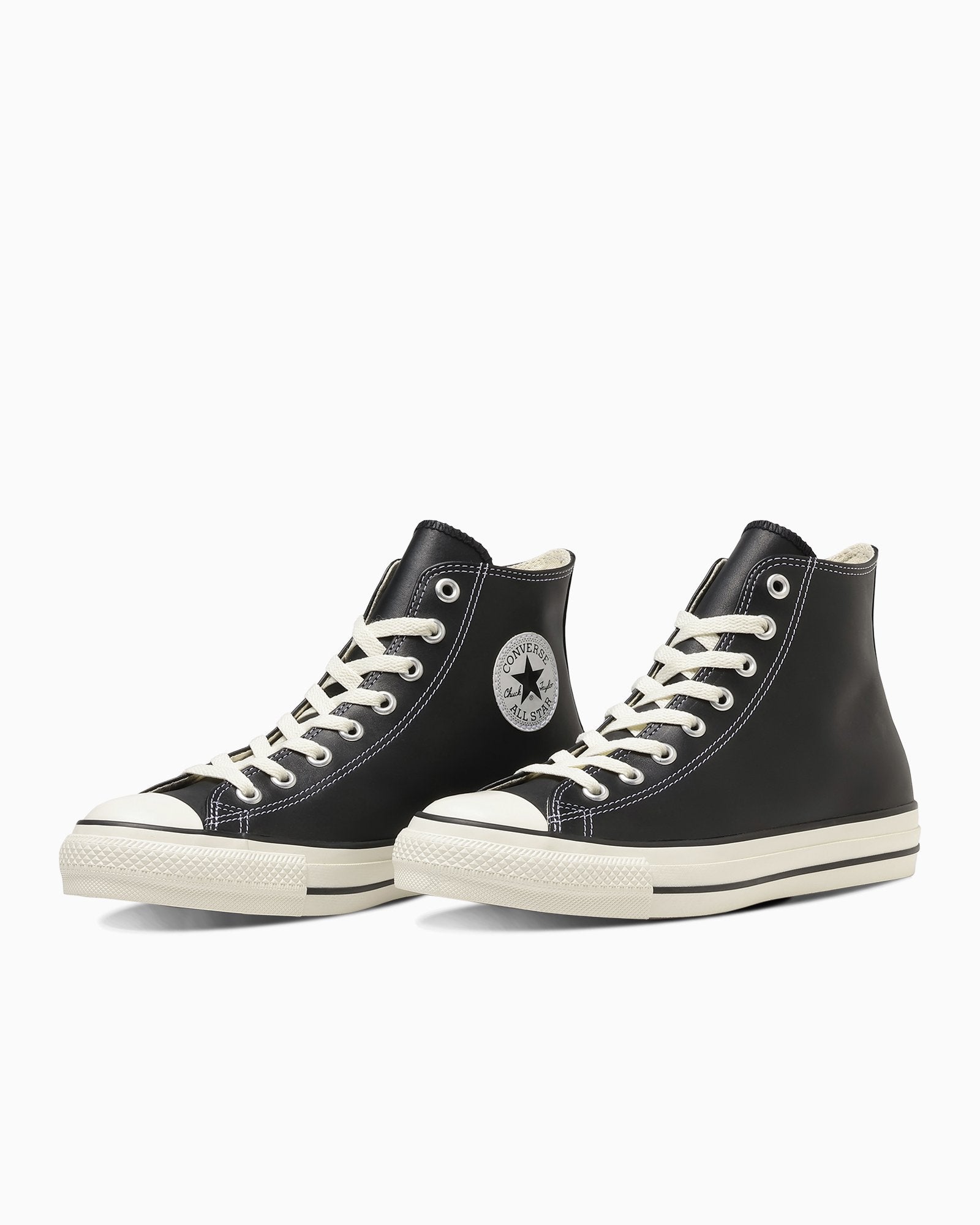 CONVERSE LEATHER ALL STAR Ⓡ HI - ブラック - 2