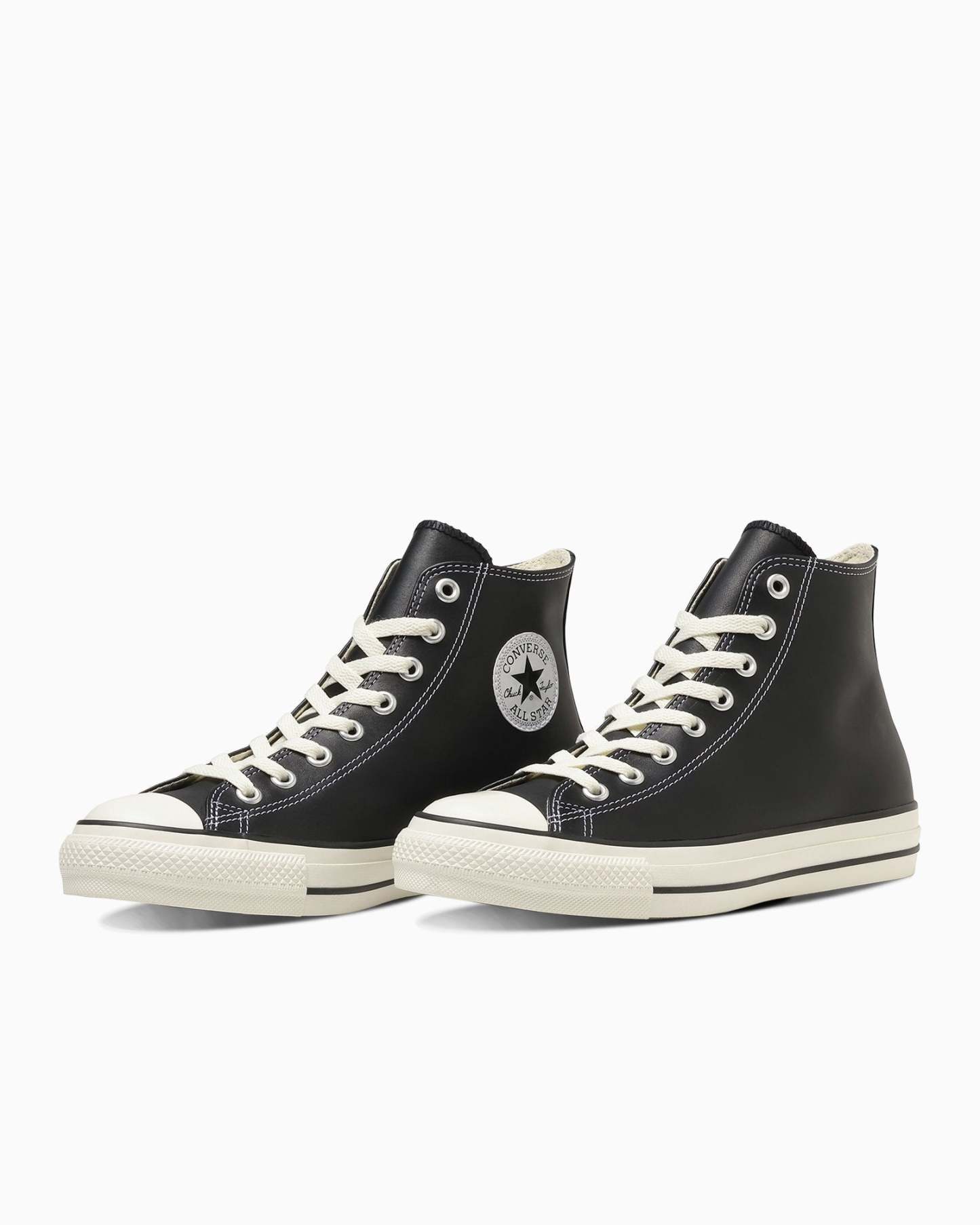 CONVERSE LEATHER ALL STAR Ⓡ HI - ブラック - 2