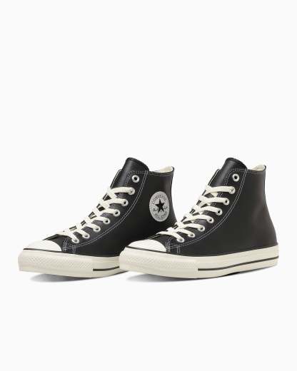 CONVERSE LEATHER ALL STAR Ⓡ HI - ブラック - 2