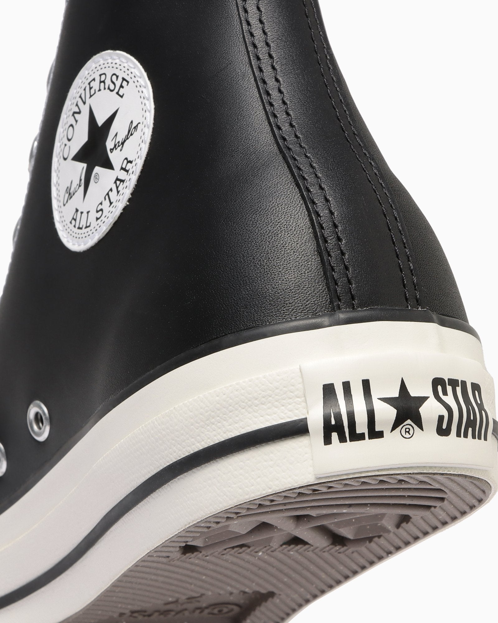 CONVERSE LEATHER ALL STAR Ⓡ HI - ブラック - 8