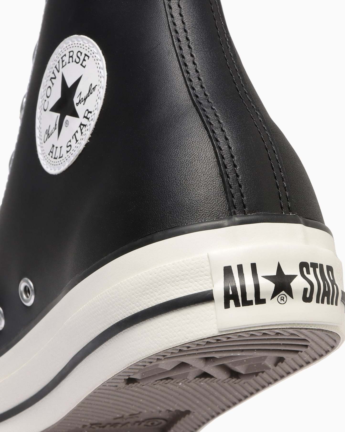 CONVERSE LEATHER ALL STAR Ⓡ HI - ブラック - 8