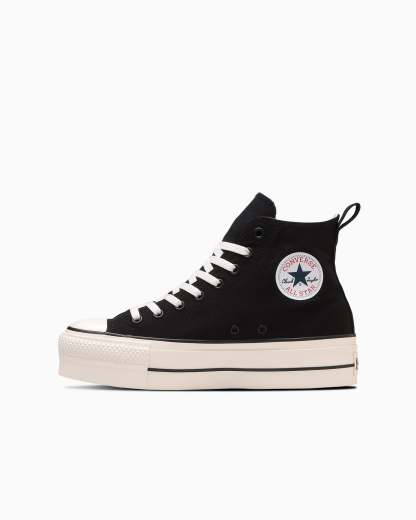 CONVERSE ALL STAR Ⓡ LIFTED Z HI - ブラック/ホワイト - 1