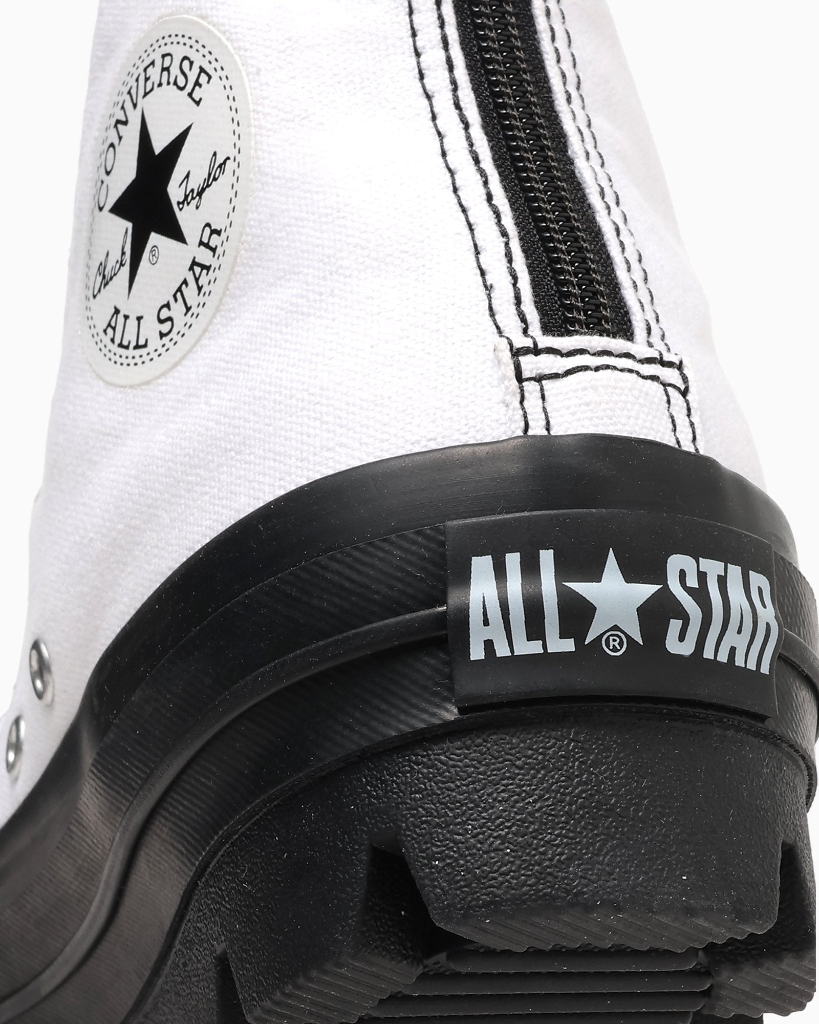 CONVERSE ALL STAR Ⓡ CHUNK BACKZIP HI - ホワイト/ブラック - 8