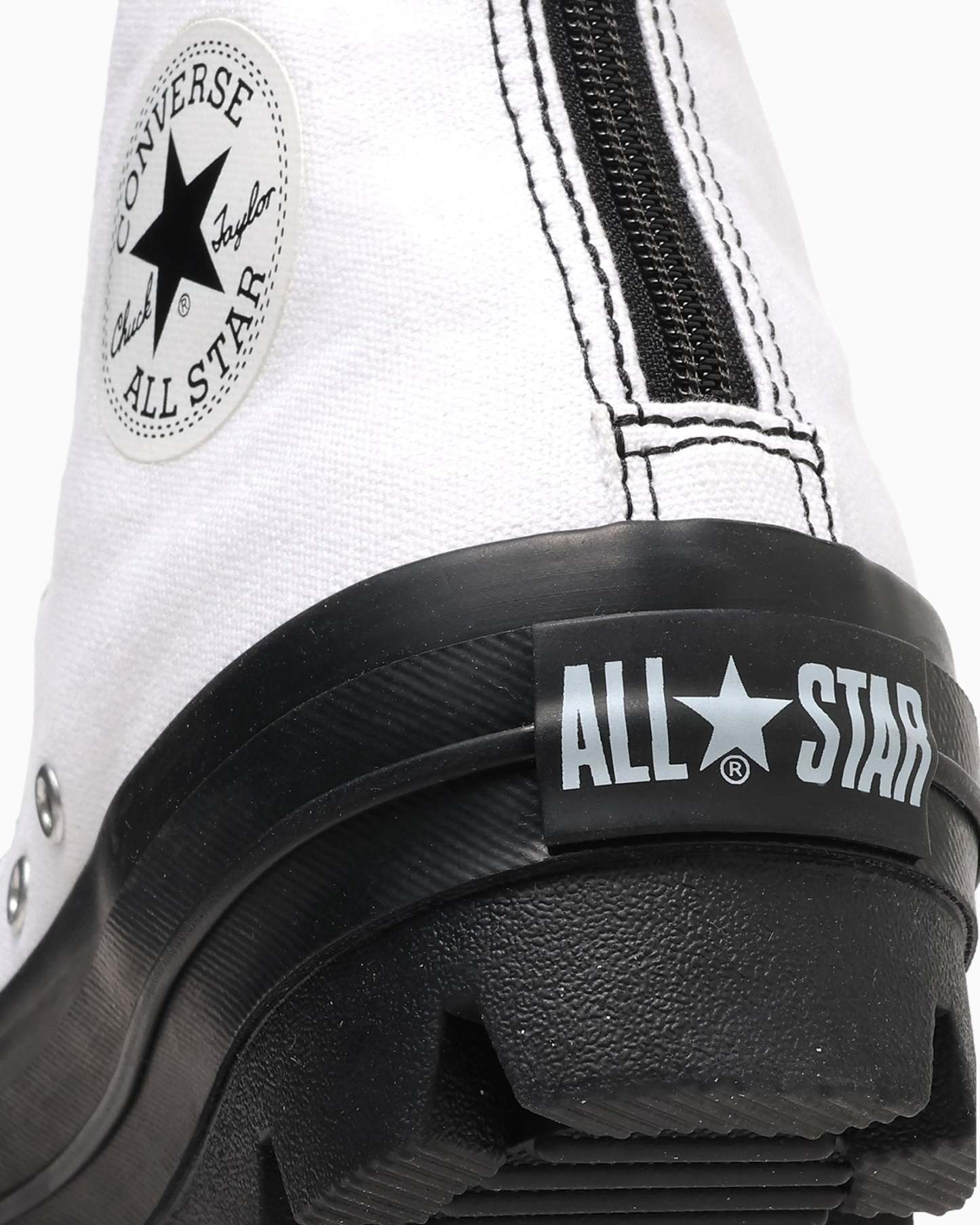 CONVERSE ALL STAR Ⓡ CHUNK BACKZIP HI - ホワイト/ブラック - 8